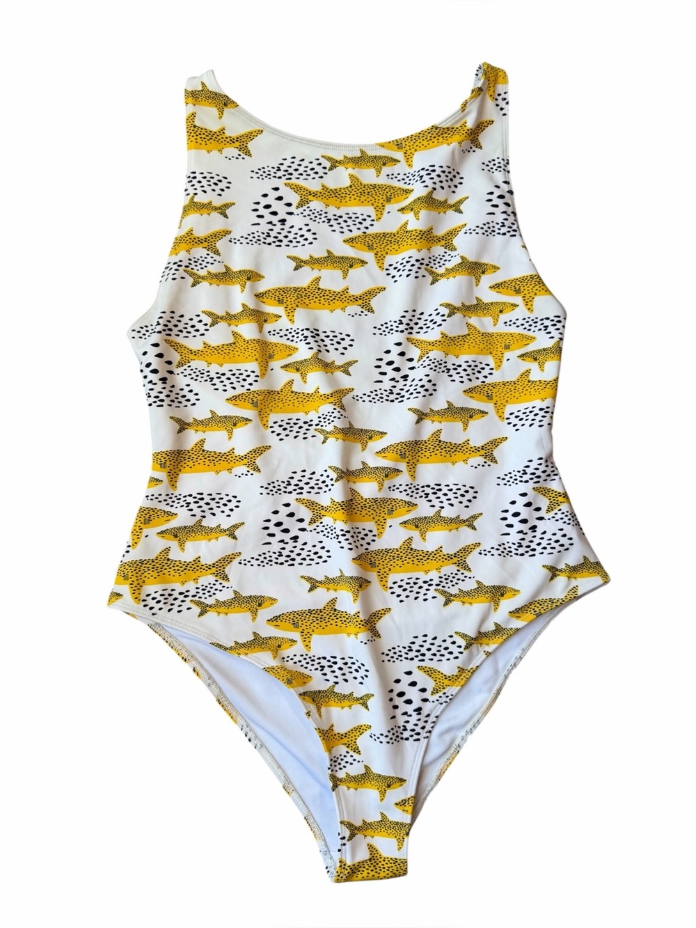 Nooworks Swim shark one piece swimsuit Large